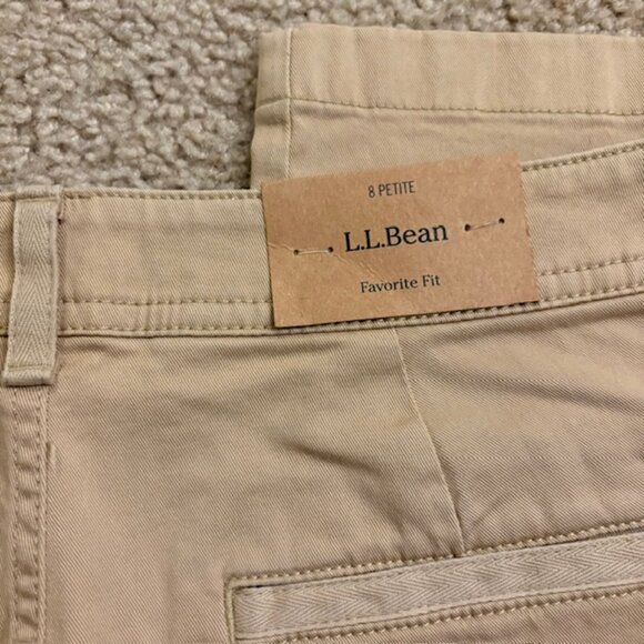 LL Bean Pants Womens Size 8 Petite cotton Comfort - Picture 6 of 7